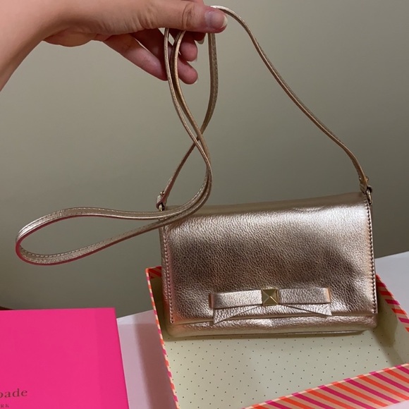 Kate Spade Carah Rose Gold Crossbody - Picture 6 of 8